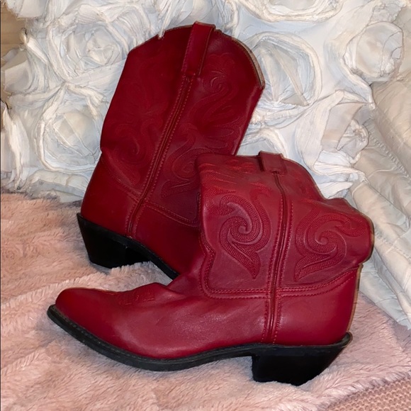 Durango Shoes - Durango Red Cowboy Boots